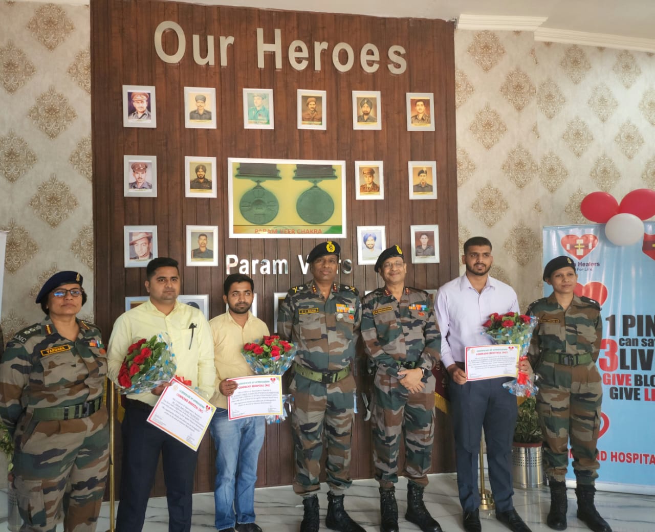 WORLD BLOOD DONOR DAY ORGANISED BY COMMAND BLOOD CENTRE, COMMAND HOSPITAL NORTHERN COMMAND