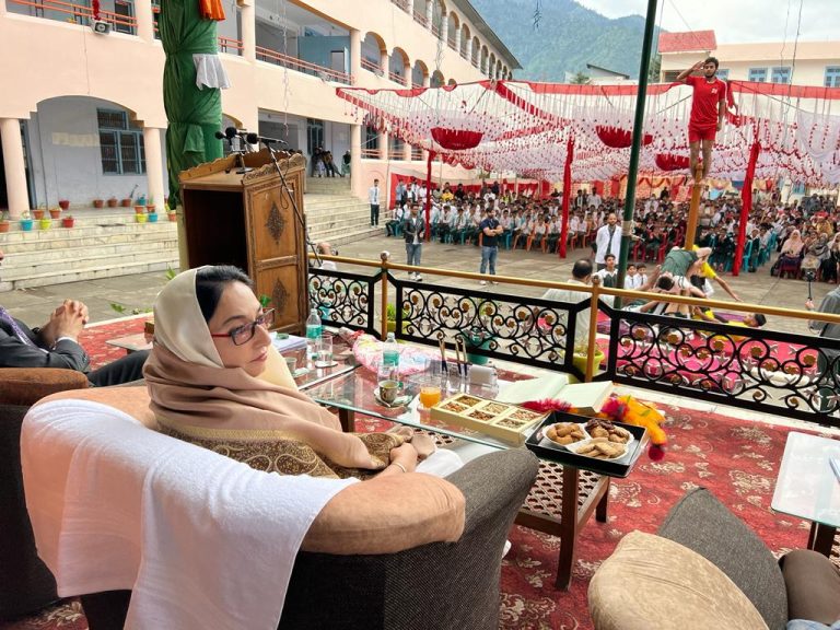 Dr. Darakhshan Andrabi attends the 117th Annual Day of Faridiya Educational Research Institute as Chief Guest today at Kishtwar