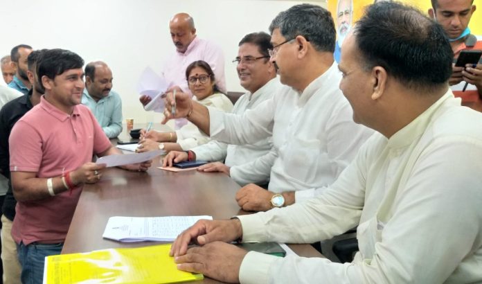 Jugal and others listen to public grievances