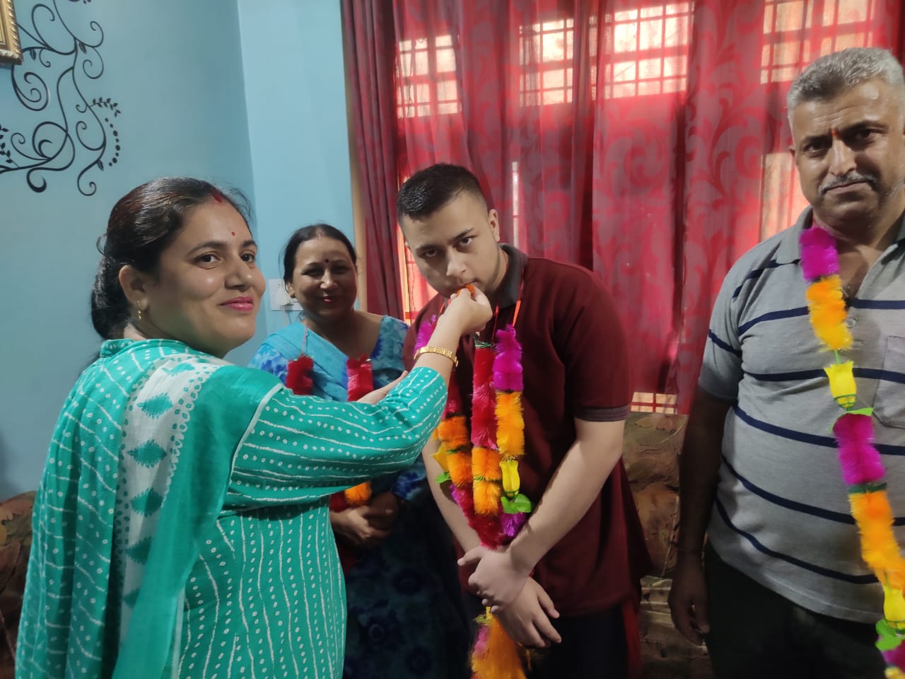 DDC Ramban, B Renuka Katoch felicitates Class 12 Topper Bhargav Gupta