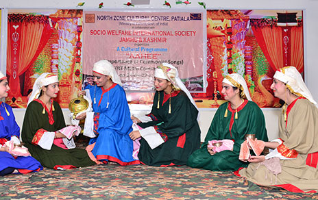 North Zone Cultural Centre & Socio-Welfare International Society Organized Cultural Programmes in Kashmiri Pandit Colonies at Jammu