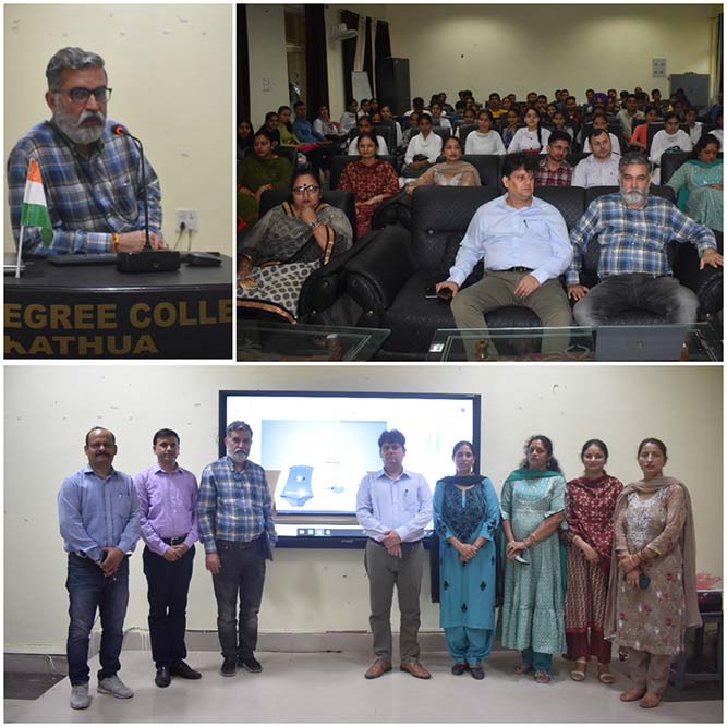 GDC Kathua is organizing a Workshop on “Virtual Labs in Chemical Sciences” 
