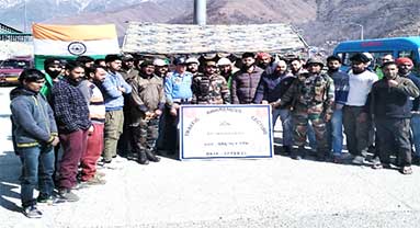 Indian Army organised Traffic Awareness Program at Banihal