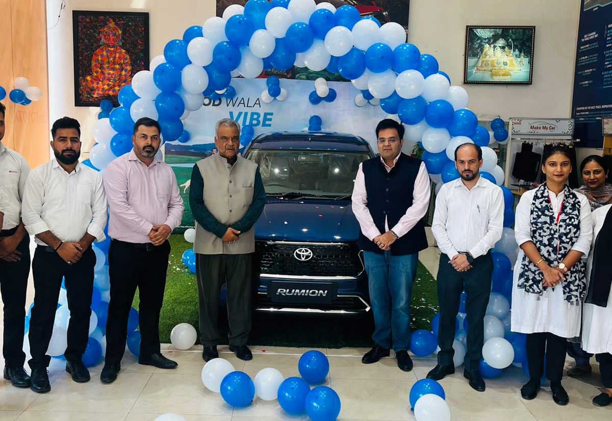 Shree Toyota launches the All New Toyota Rumion in Jammu